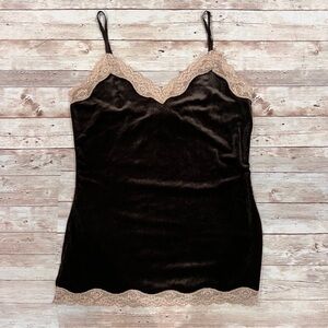 Loft Velvet Lace Camisole XS